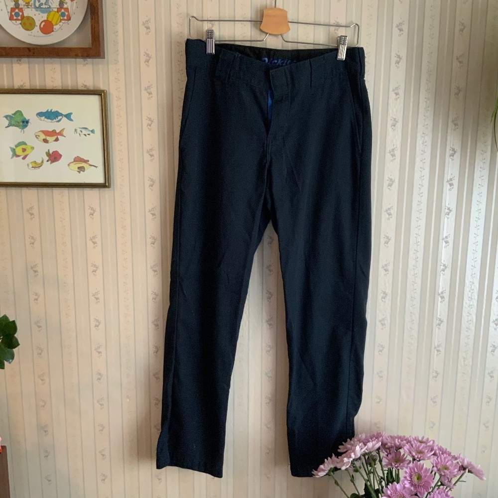 DICKIES 850 Slim Taper Flex Mens Pants - 31X30 Black